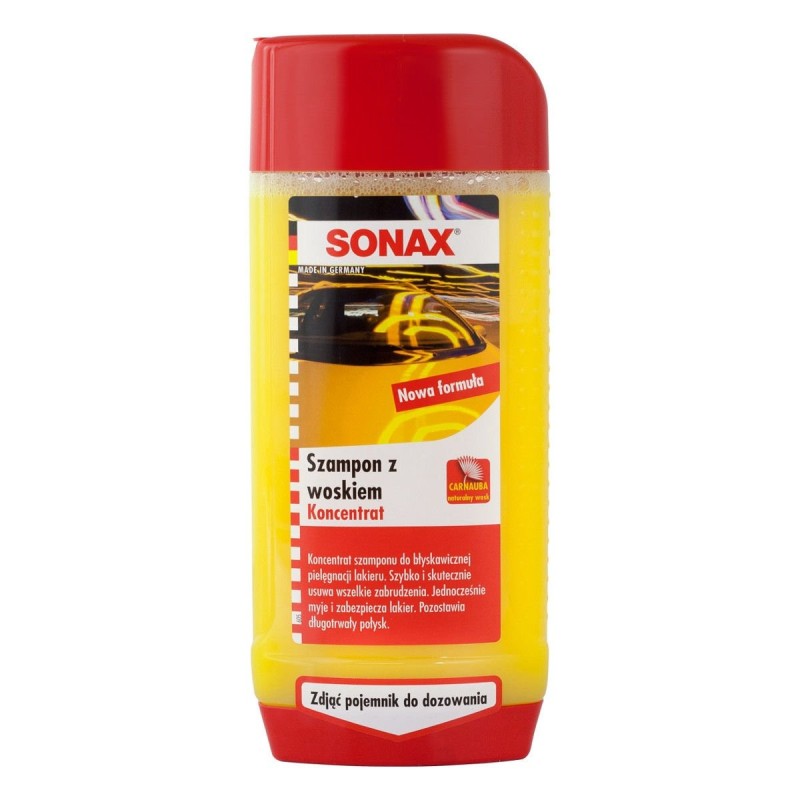 SONAX szampon z woskiem