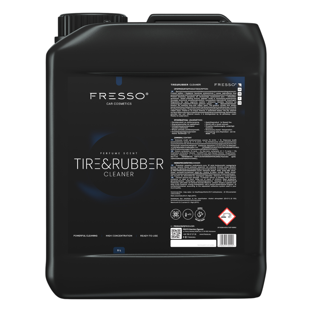 FRESSO Tire & Rubber Cleaner - środek do czyszczenia opon i elementów gumowych 5L