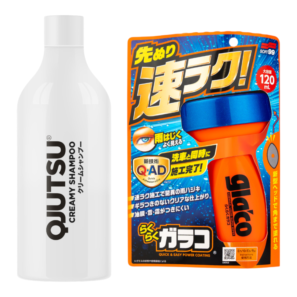 SOFT99 Glaco QAD - powłoka hydrofobowa + szampon do mycia auta gratis 